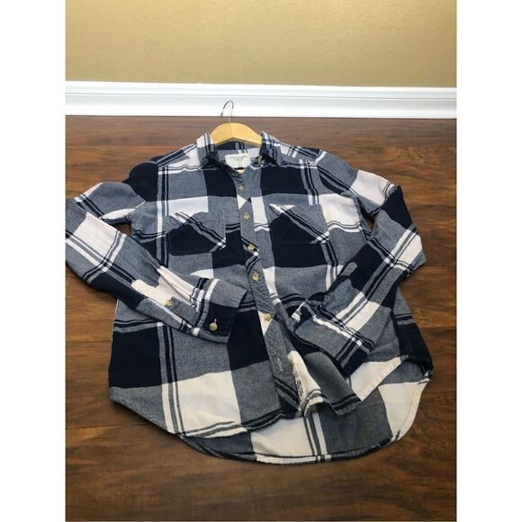 Abercrmbie & Fitch Vintage Flannel Shirt Small - Picture 1 of 12
